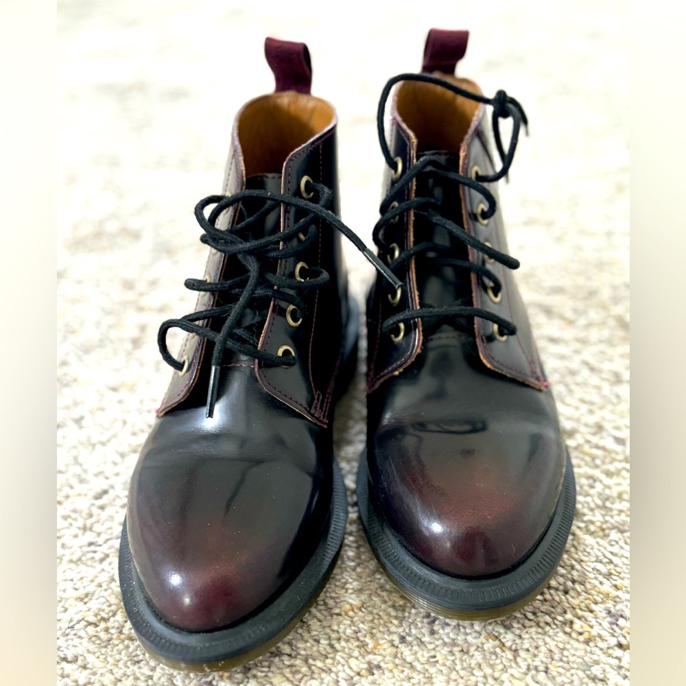 Dr. Martens Emmeline cherry red Arcadia boots